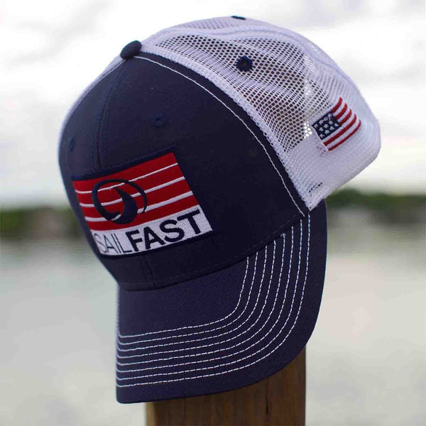 SailFast Apparel Accessories Patriot Trucker Cap