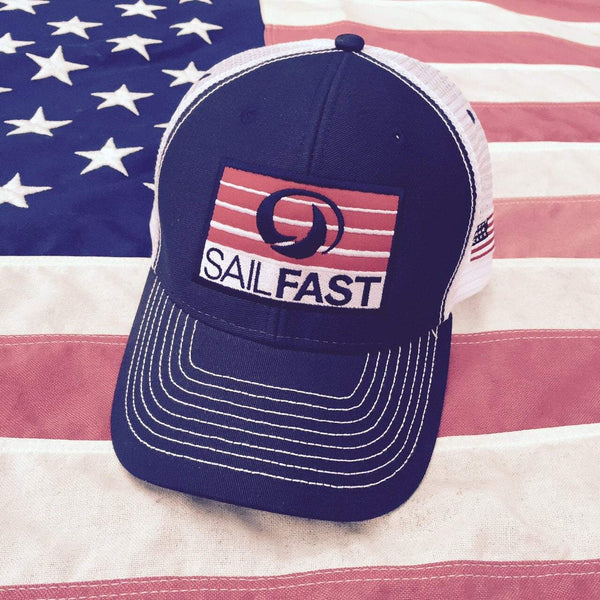 SailFast Apparel Caps Patriot Trucker Cap