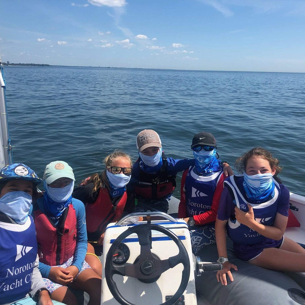 SailFast Apparel, LLC Buff "Blue Water' - Buff - Neck Gaiter - Face Mask