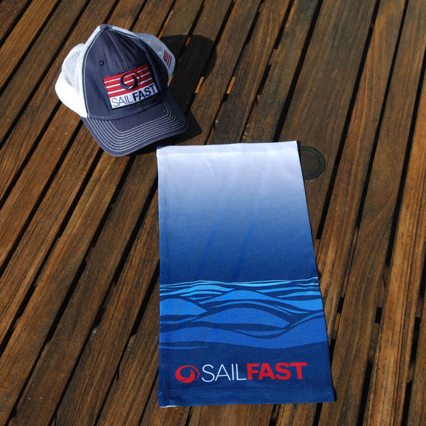 SailFast Apparel, LLC Buff 'Wave' - Buff - Neck Gaiter - Face Mask