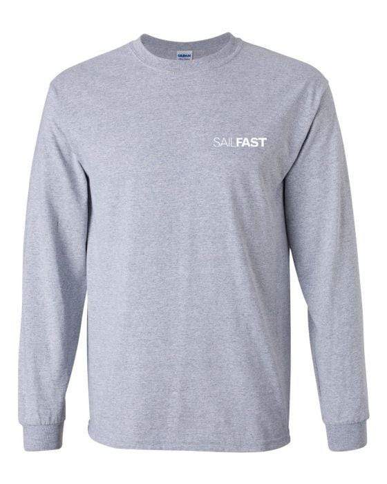 SailFast Apparel, LLC Cotton 'Cape' (2-colors) Men's 100% Cotton Long Sleeve T-Shirt