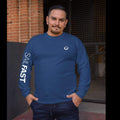 SailFast Apparel, LLC Cotton Small / Navy 'Waypoint' (2-colors) 100% Cotton Long Sleeve Comfort