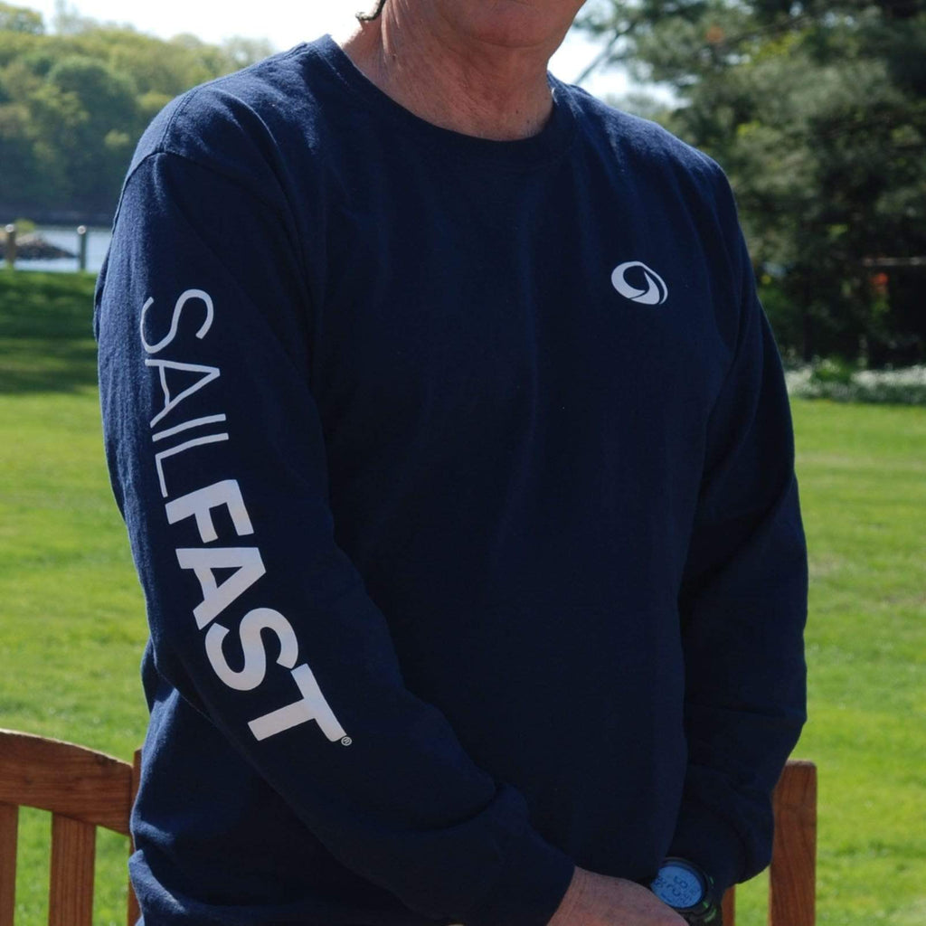 SailFast Apparel, LLC Cotton 'Waypoint' (2-colors) 100% Cotton Long Sleeve Comfort
