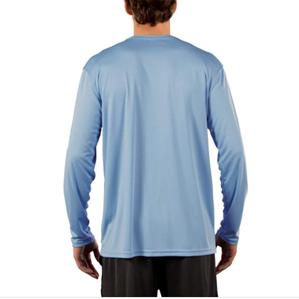 SailFast Apparel Performance Shirt Horizon Mens Sailing Shirt - Performance - Columbia Blue UPF 50+